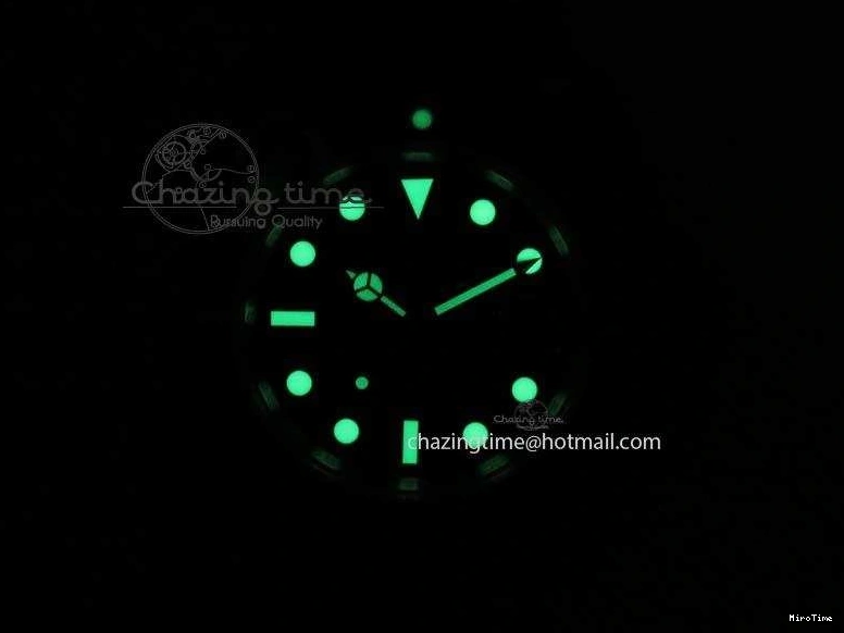 MiroTime 0523 SoftTouch Submariner 16610LV SS Green Metal Bezel JF 1:1 Best Edition Black Dial On SS Bracelet SH 3755